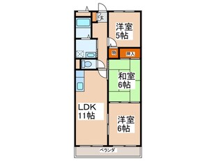 ウィンコ－ト都府楼の物件間取画像